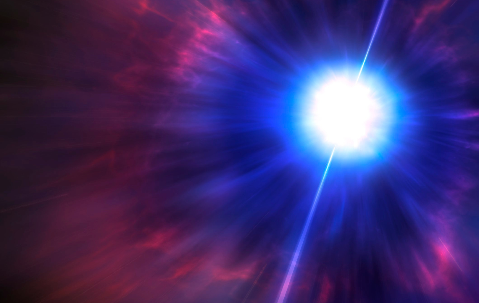 Unusual, long-lasting gamma-ray burst challenges theories about